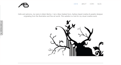Desktop Screenshot of adambartoncreative.com